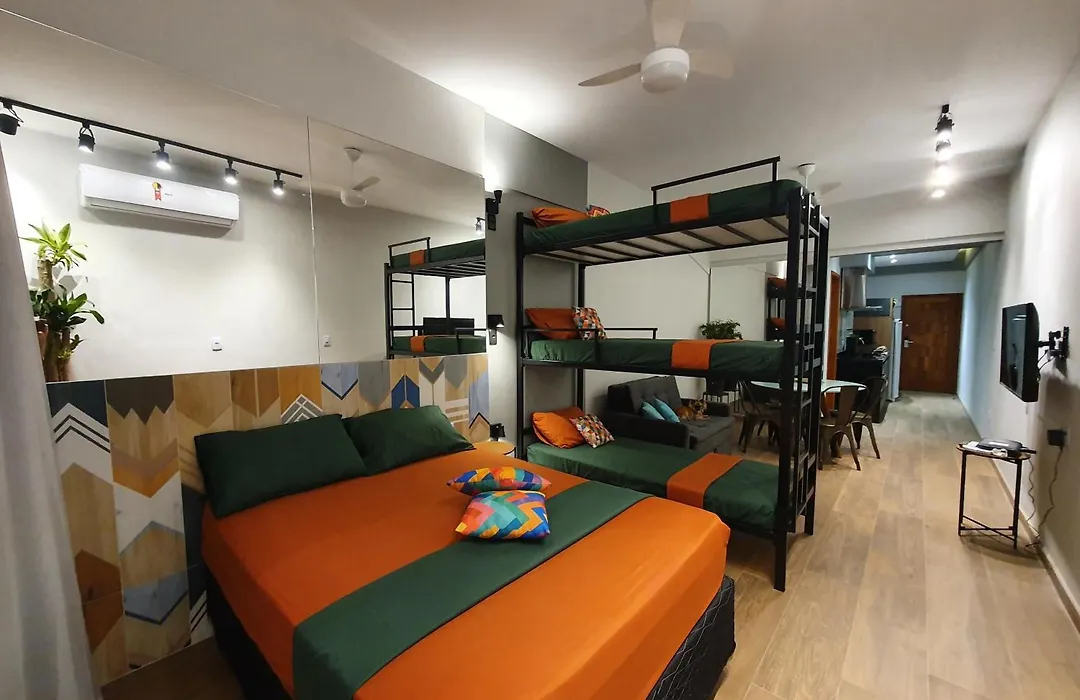 Apartamento Studio completo Copacabana 1 quadra da praia com garagem-1
